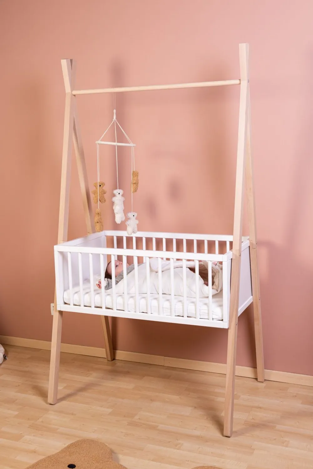 Store Childhome Tipi Wieg 50X90 + Kleerstaander