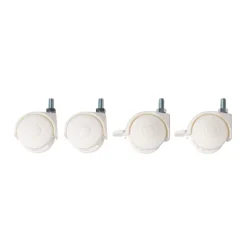 Outlet Childhome Wiel Set 4 Pcs - Wit