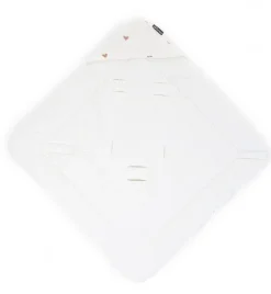 Shop Childhome Wikkeldeken Universeel - 75X75 Cm - Jersey + Mousseline - Hearts