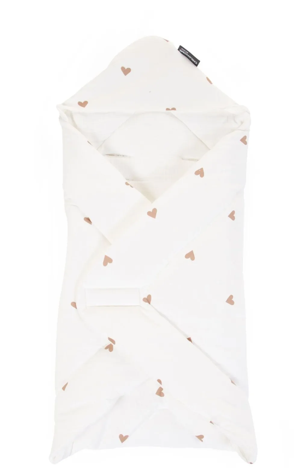 Shop Childhome Wikkeldeken Universeel - 75X75 Cm - Jersey + Mousseline - Hearts