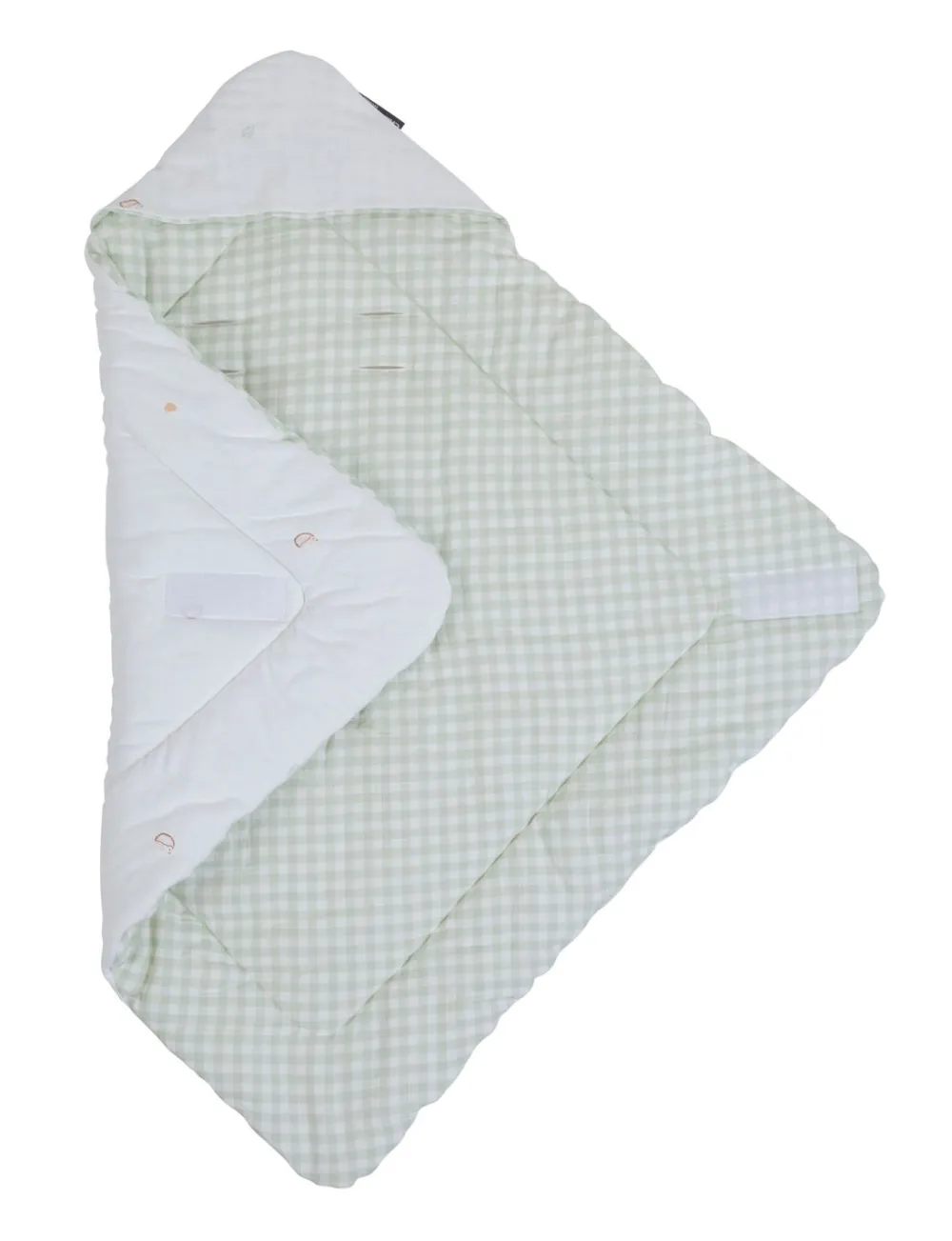 New Childhome Wikkeldeken Universeel - 75X75 Cm - Jersey - Forest - Tetra Vichy