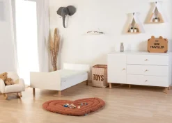 Online Childhome Wonder White - Commode - 3 Laden + 1 Deur + Verzorgingsunit
