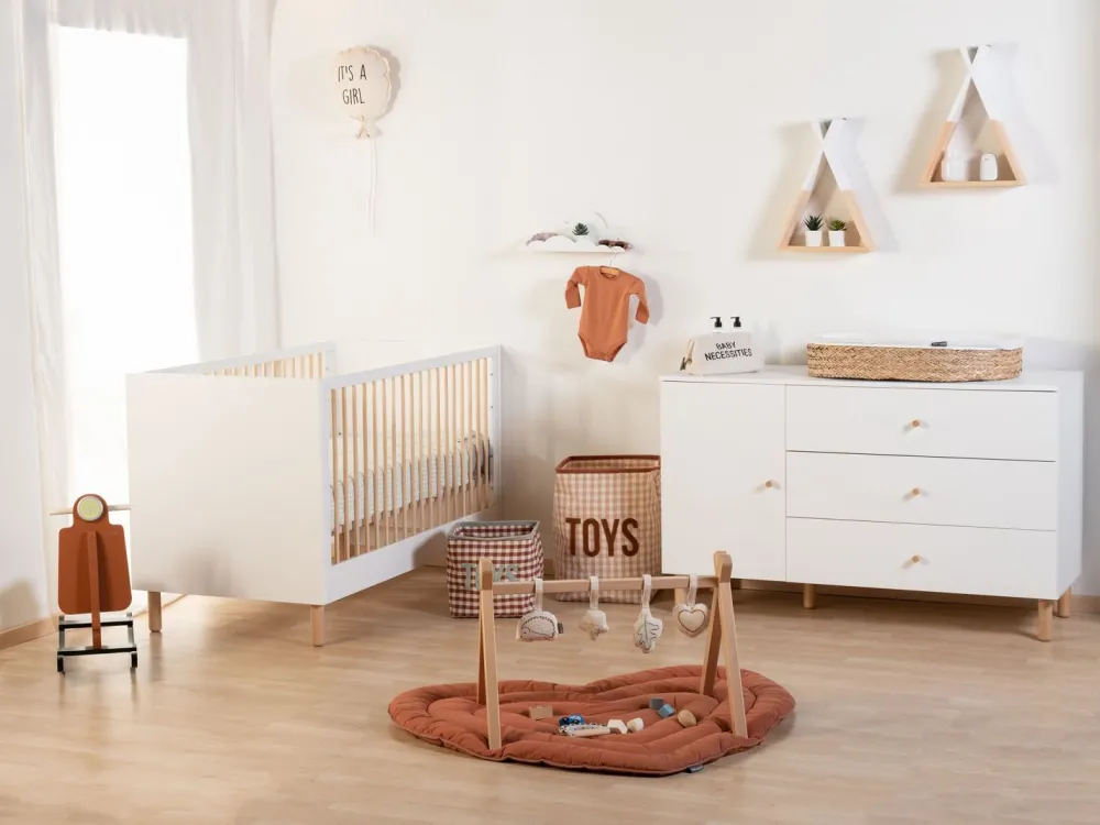 Flash Sale Childhome Wonder White - Meegroeibed - 70X140 Cm + Zijlatten